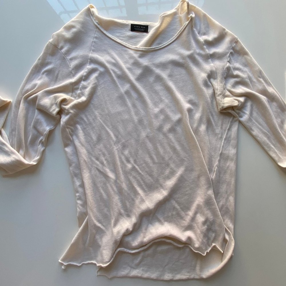 Zara Oversized Long Sleeve Shirt